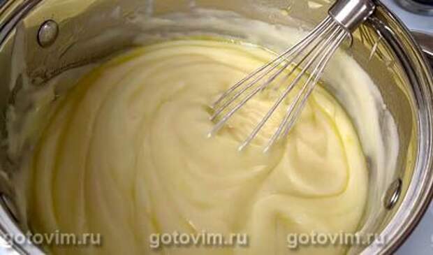 Мокрый турецкий кекс с заварным кремом (Islak kek) , Шаг 02