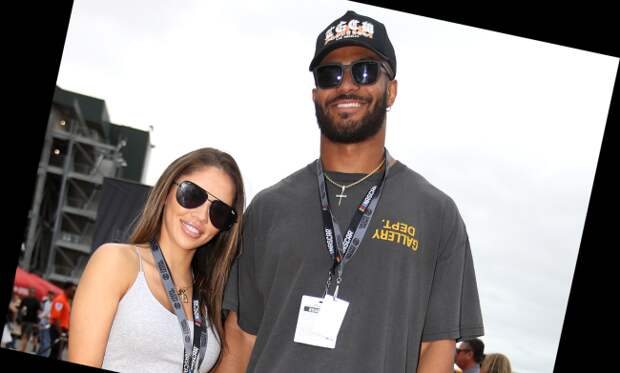 49ers linebacker Fred Warner with wife Sydney