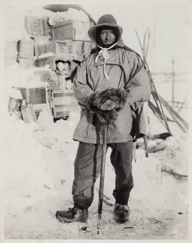 Эдгар Эванс - ответственный за собак исследования, исторические фотографии, последний поход, экспедиция, южный полюс