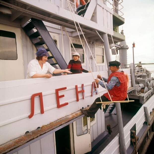 Река Лена в 1970-е годы на снимках Марка Редькина