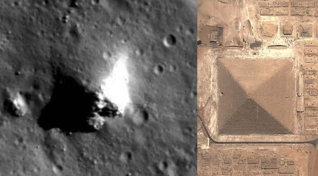 Древнюю пирамиду на Луне обнаружил уфолог (ВИДЕО)