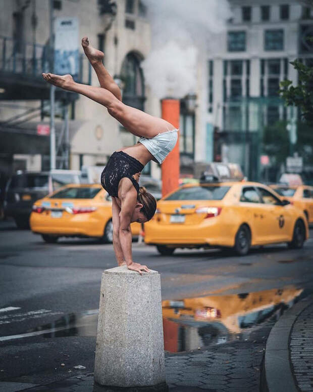 Артисты балета на улицах Нью-Йорка в фотографиях Омара Роблеса