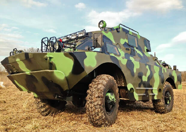 Тюнингованый БРДМ-2 БРДМ-2, брдм, военная техника, тюнинг