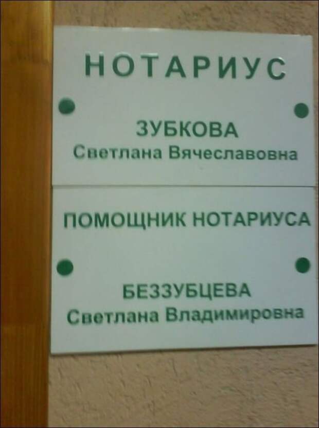 Незабываемые фамилии. Вот это ржака! Незабываемые фамилии. Вот это ржака!