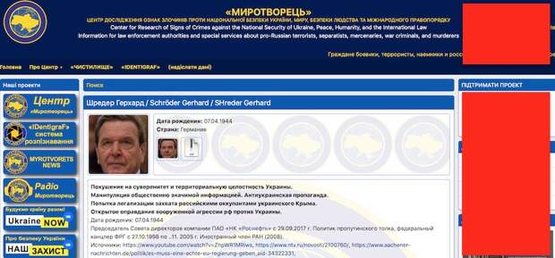 Герхард Шрёдер назвал украинского посла «карликом» Герхард Шрёдер назвал украинского посла «карликом»
