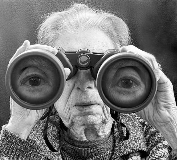 91-летняя бабушка в серии сюрреалистических снимков 91-летняя бабушка в серии сюрреалистических снимков