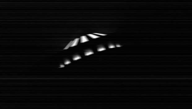 ufo lights in night sky