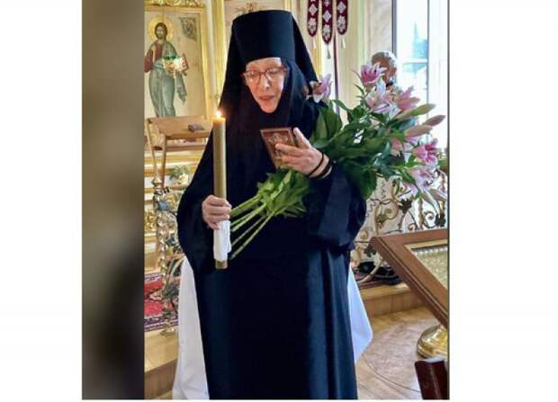Екатерина Васильева в монашенской рясе