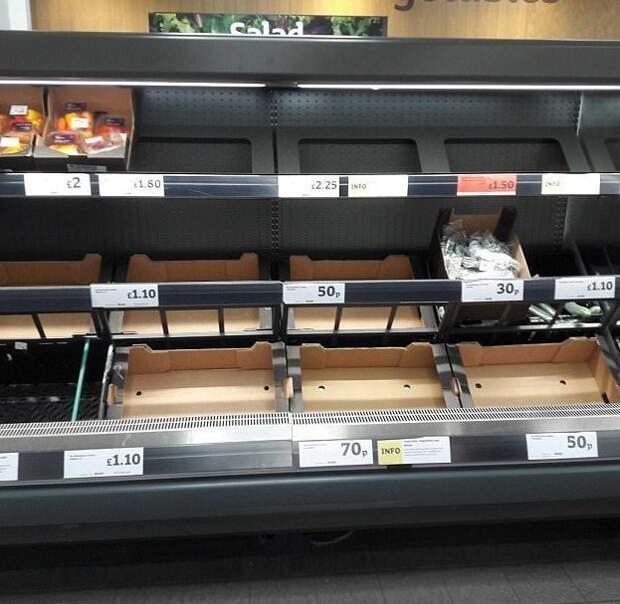 Почти как в СССР: британцы узнали, что такое продуктовый дефицит