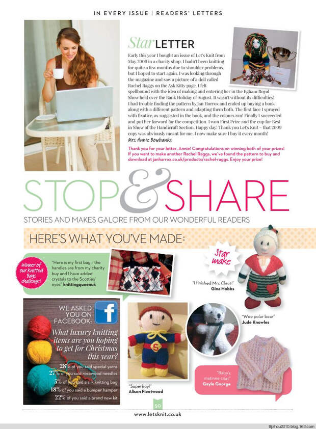 Lets Knit Single Issue №14 Nov 2014 - 紫苏 - 紫苏的博客