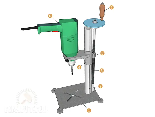 Самодельная стойка для дрели