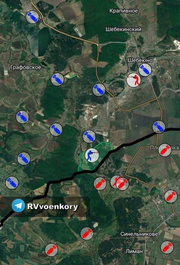 Продолжаются бои на границе Белгородской и Харьковской областей (КАРТА) | Русская весна