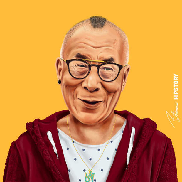 Далай-лама. Автор: Amit Shimoni.