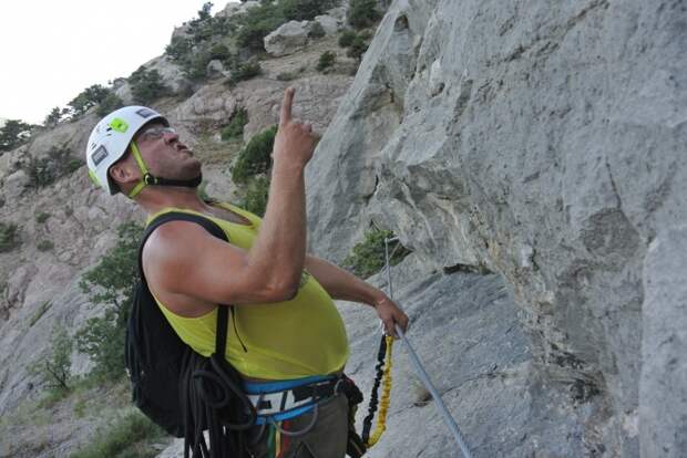 DSC_0638 Виа Феррата в Крыму. Гора Ильяс кая (Альпинизм, via ferrata, ferrata, деликли, гид, проводник)