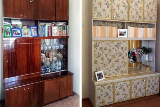 Интересные переделки старой мебели: до и после 3