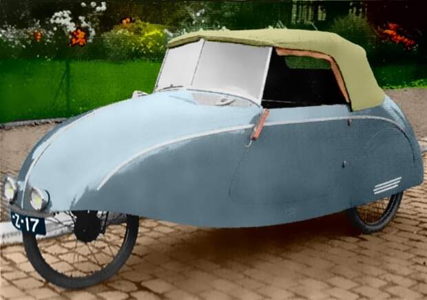 Концепт автомобили прошлого века в цветных фото Авто Своими руками, авто, концепт, концепты, приколы, самоделки