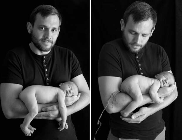 Семейные фото с одной интересной особенностью