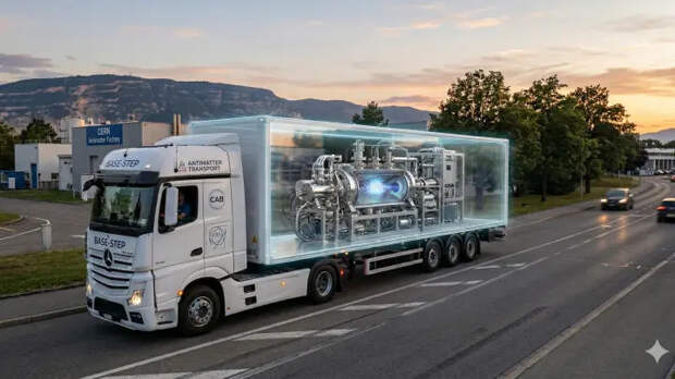 Антиматерию впервые перевезли в грузовике