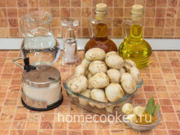 Ingredienty dlya marinovannyh shampinonov 300x225 Маринованные шампиньоны