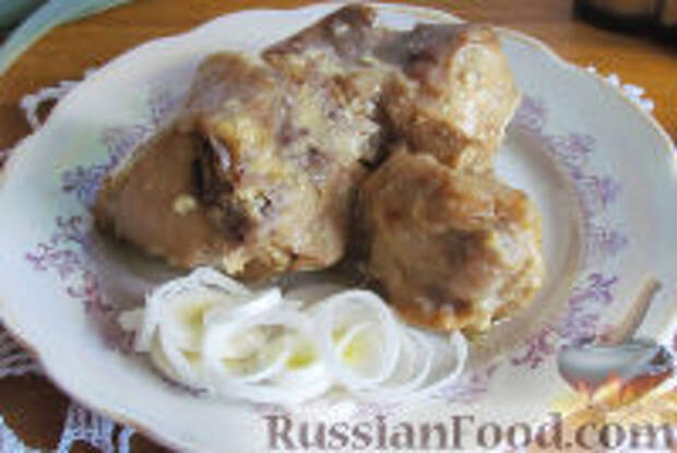 Фото к рецепту: Фрикасе из кролика со сливками