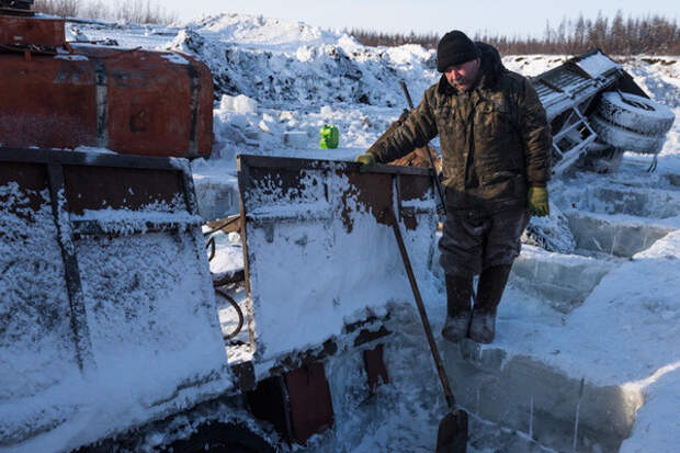 Наледи на зимниках в Якутии, или вмёрзшие исполины зимник, своими руками, якутия