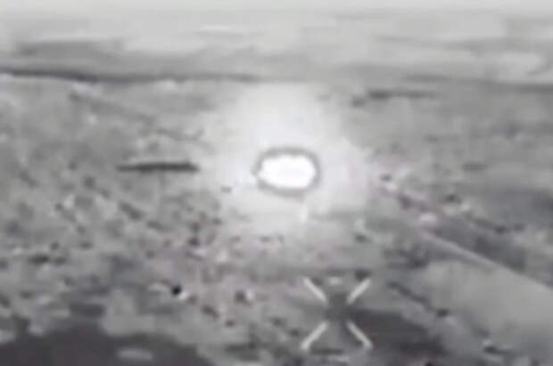 Уничтожение командного пункта ВСУ в Харьковской области сняли с воздуха