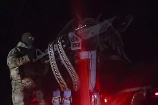 Появилось видео охоты на БПЛА с лучеметами и пушками Вейдера