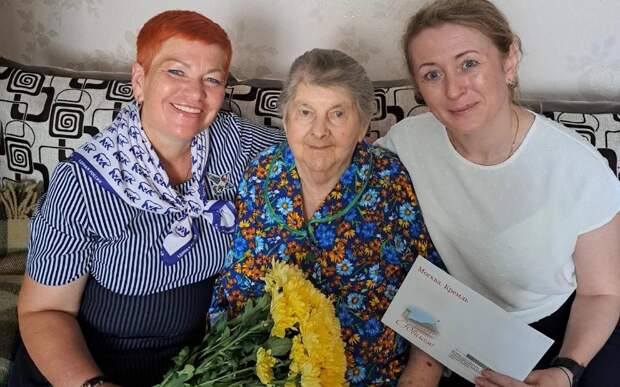 В Пителинском районе отметили 95-летие Нины Абрамовой
