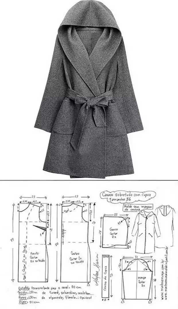Как сшить легкое пальто