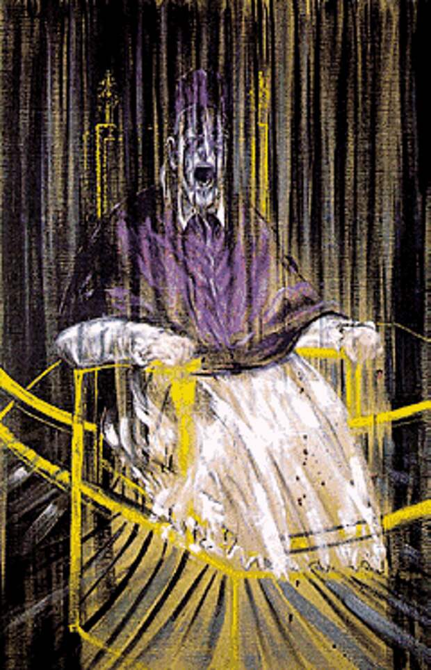 Набросок на тему картины Веласкеса «Портрет Папы Иннокентия Х»