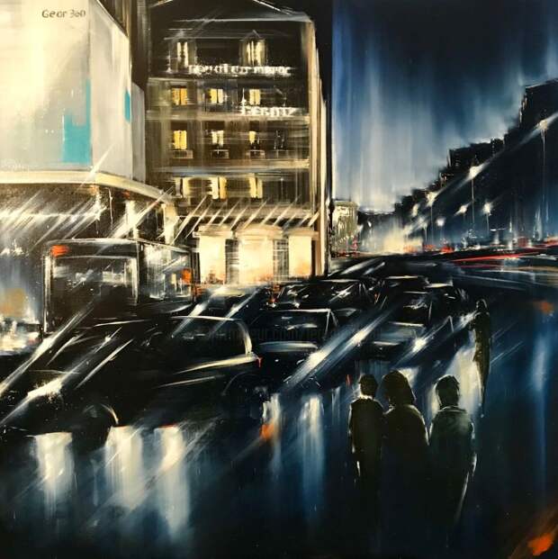 Ночные городские пейзажи. Jerome Guillet Jerome Guillet