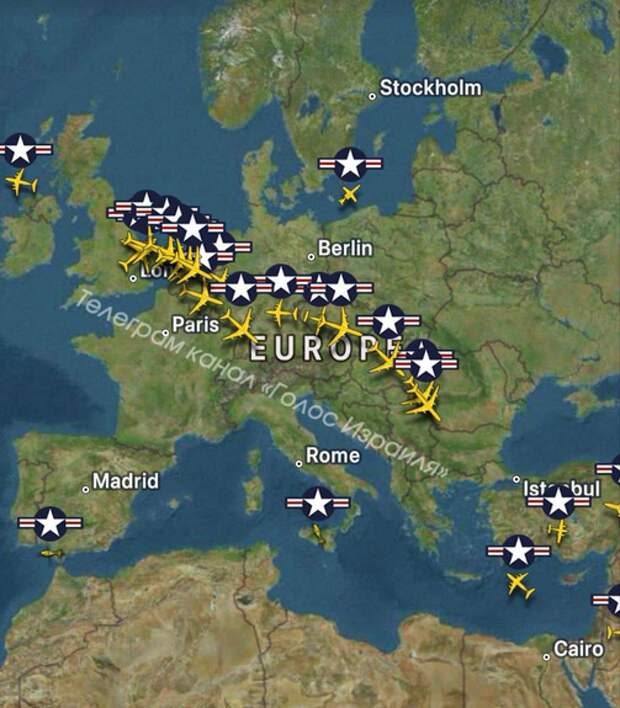 Беспрецедентная переброска: США перекинули на Ближний Восток почти сотню истребителей 5-го и 4-го поколений