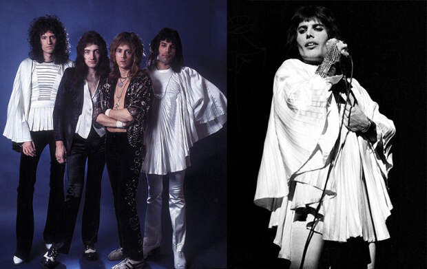 Концертные костюмы для группы Queen.