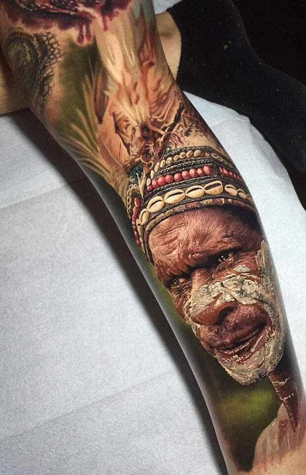 Искусство талантливого Стива Бутчера: гиперреалистичные татуировки тату, тату фото, татуировки фото, гиперреализм, искусство, длиннопост