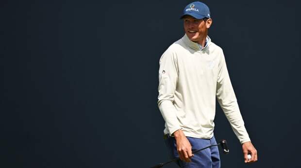 Christo Lamprecht at the Open Championship.