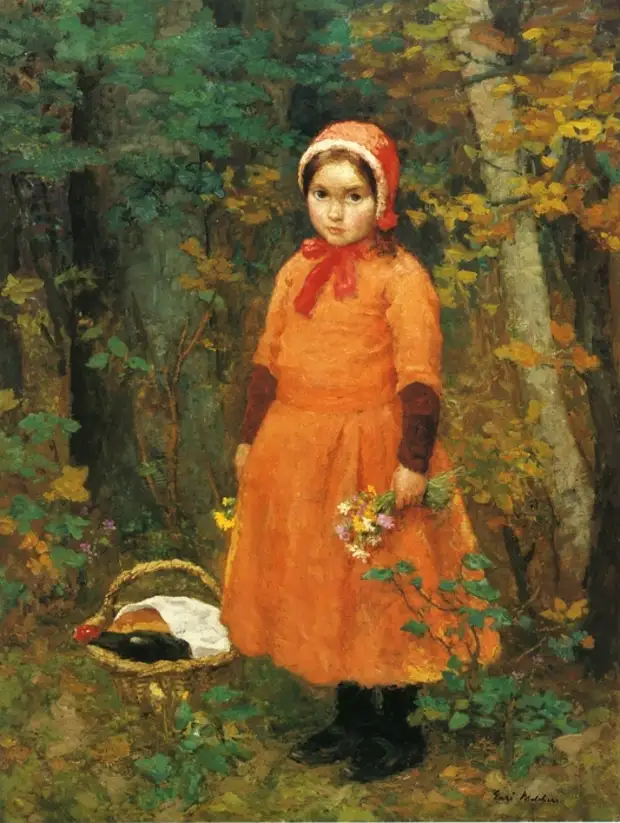 Красная шапочка картина