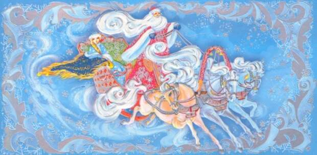 New Year postcards illustrator Marina Fedotova  Новогодние открытки иллюстратора Марины Федотовой (22 работ)
