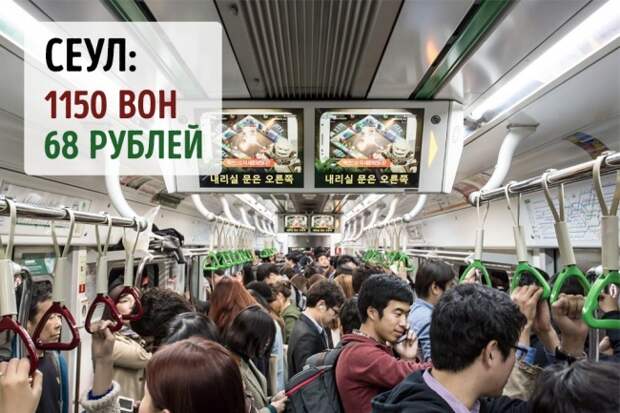 Сколько стоит проезд в метро в самых знаменитых городах планеты