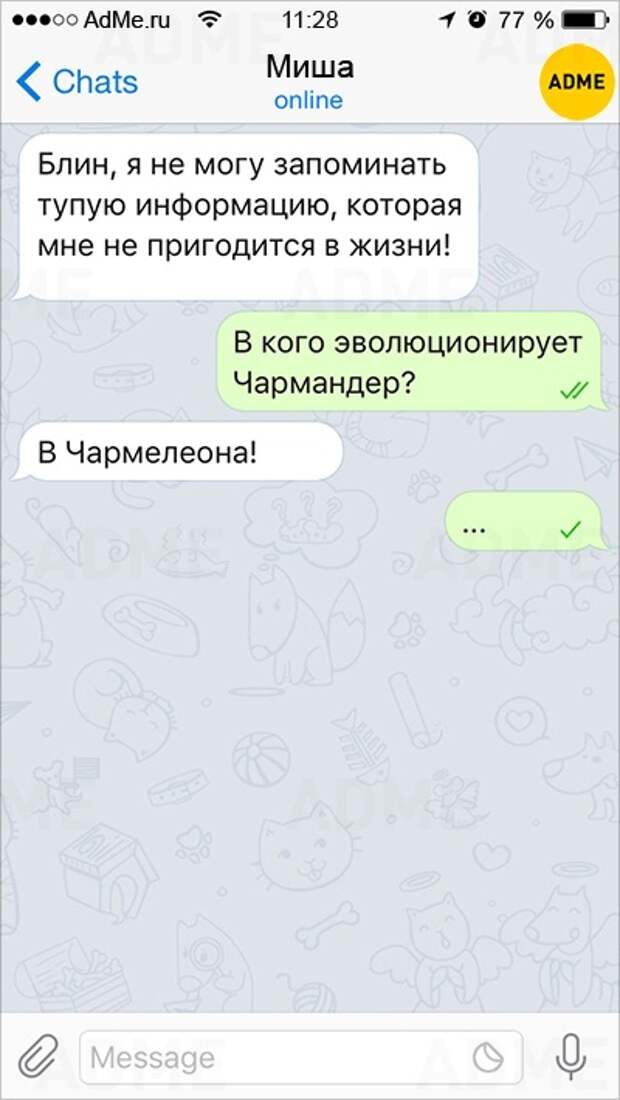 15 СМС с самыми насущными вопросами 15 СМС с самыми насущными вопросами