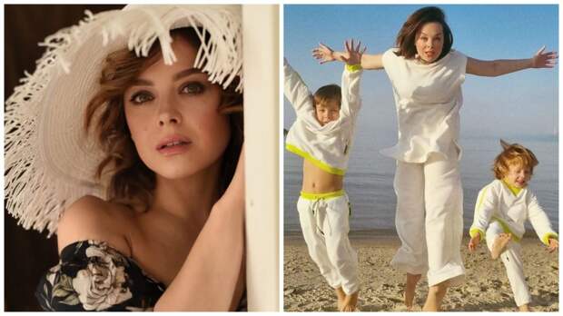 Наталия Медведева поделилась редкими снимками с сыновьями