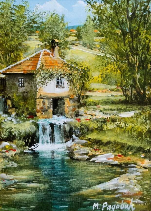 Сербский художник. Miroslav Radovic Miroslav Radovic