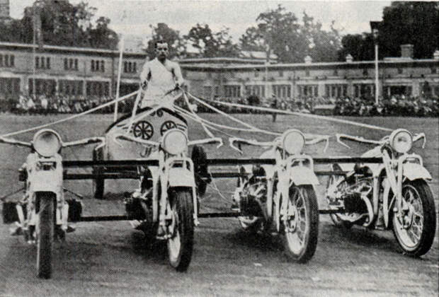 Мотоциклетные колесницы 1930-х годов изобретения, транспорт