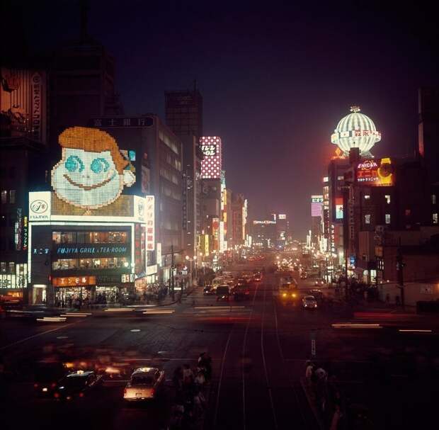 Токио, 1964 год. Историческая фотография, редкие фотографии, ретро фото, фото