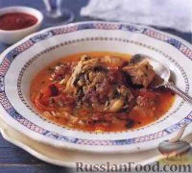 Фото к рецепту: Суп харчо с бараниной Фото к рецепту: Суп харчо с бараниной