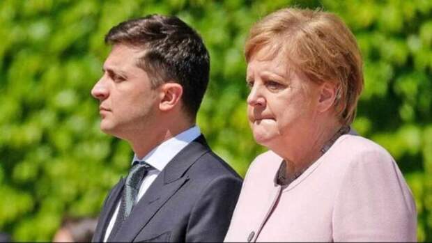 Зачем Меркель встречается с Зеленским?