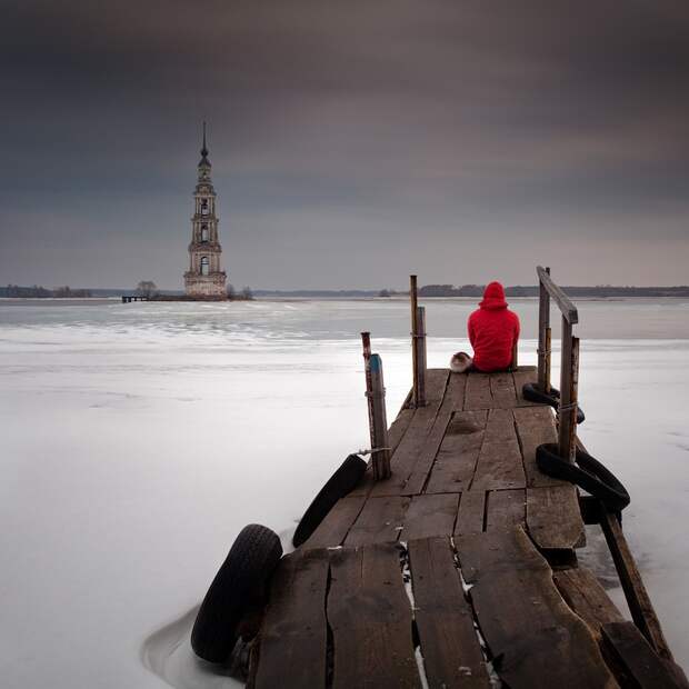12. Затопленная колокольня, г. Калязин. Фото: Сергей Новожилов пейзажи, россия, фотохудожники
