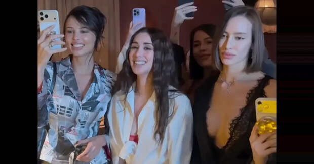 Возлюбленная Тимати Валентина Иванова и его бывшая девушка Анастасия Решетова встретились на вечеринке в Москве