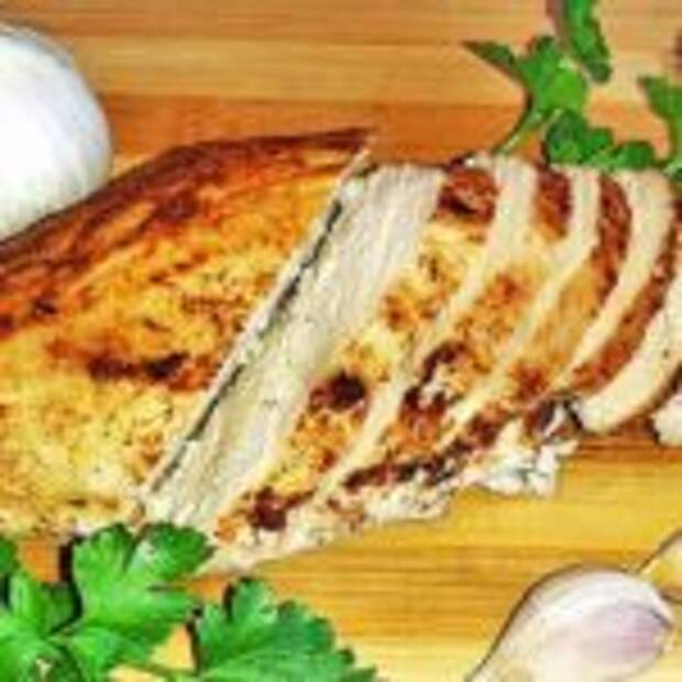 Куриное филе в горчично-чесночном маринаде
