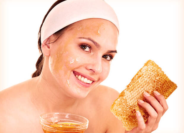 маска для лица с мёдом