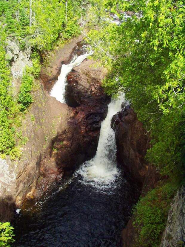 чайник дьявола водопад, сша